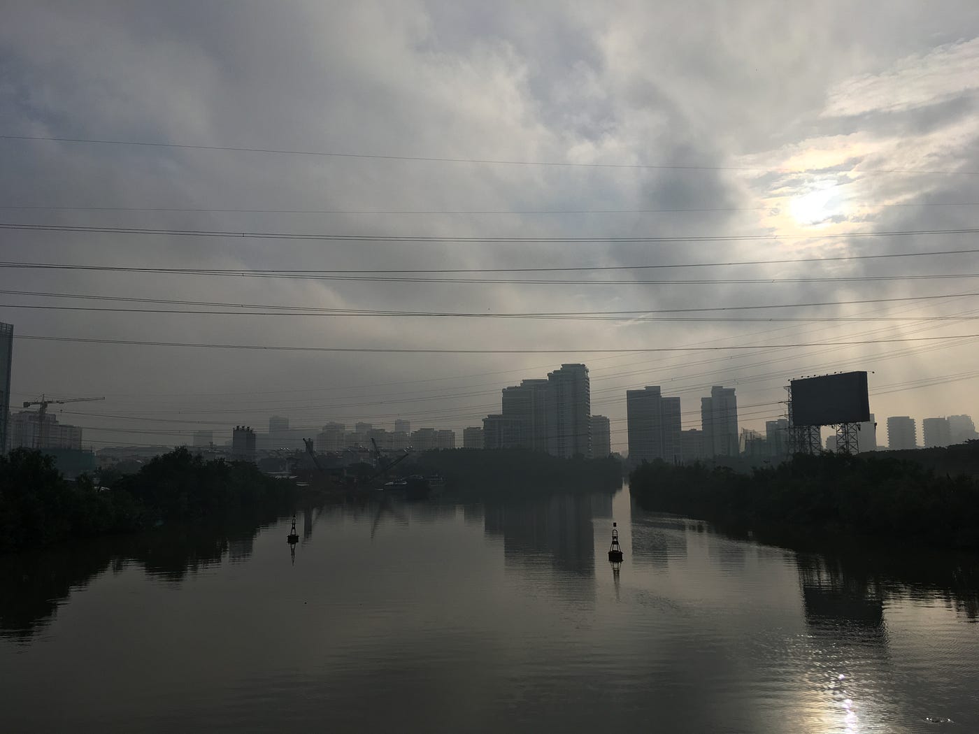 Breathtaking view from bridge