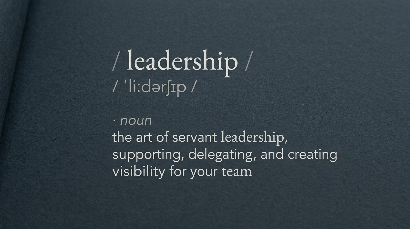 My lessons on leadership