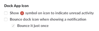 Preferences Notification Settings