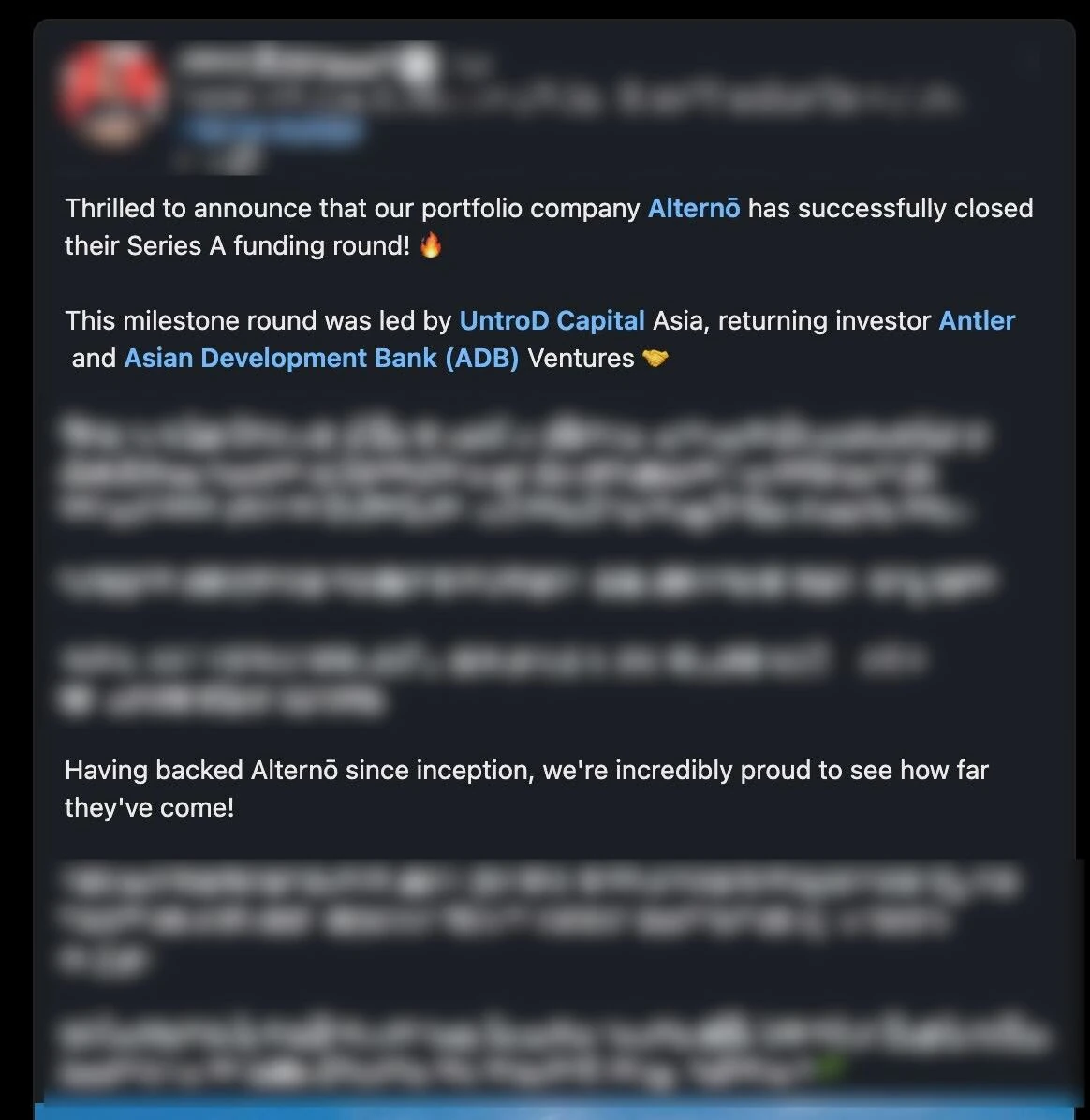 Antler continue to promote the incoming investment despite knowing the pending legal issues (31st May 2025)
