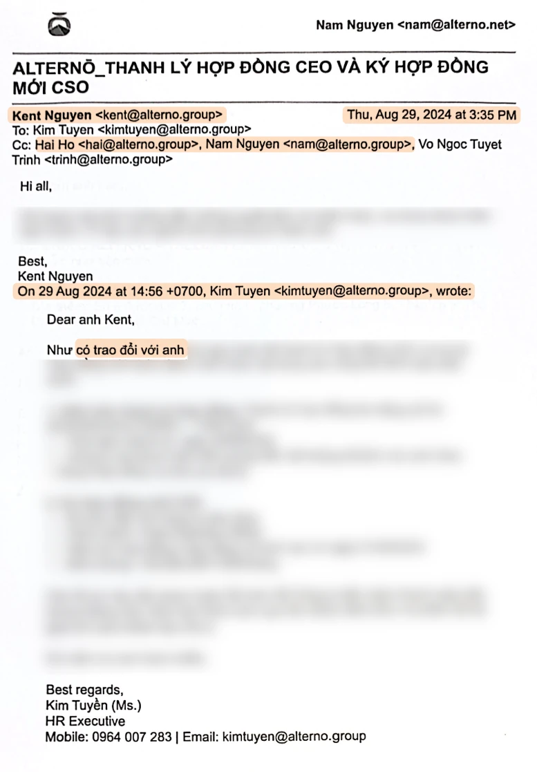 I responded to email about work on 29th August 2024 03:35PM.
